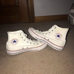 White high top converse
